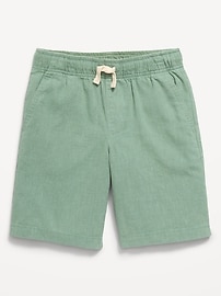 Image number 3 showing, Knee Length Linen-Blend Dock Shorts for Boys
