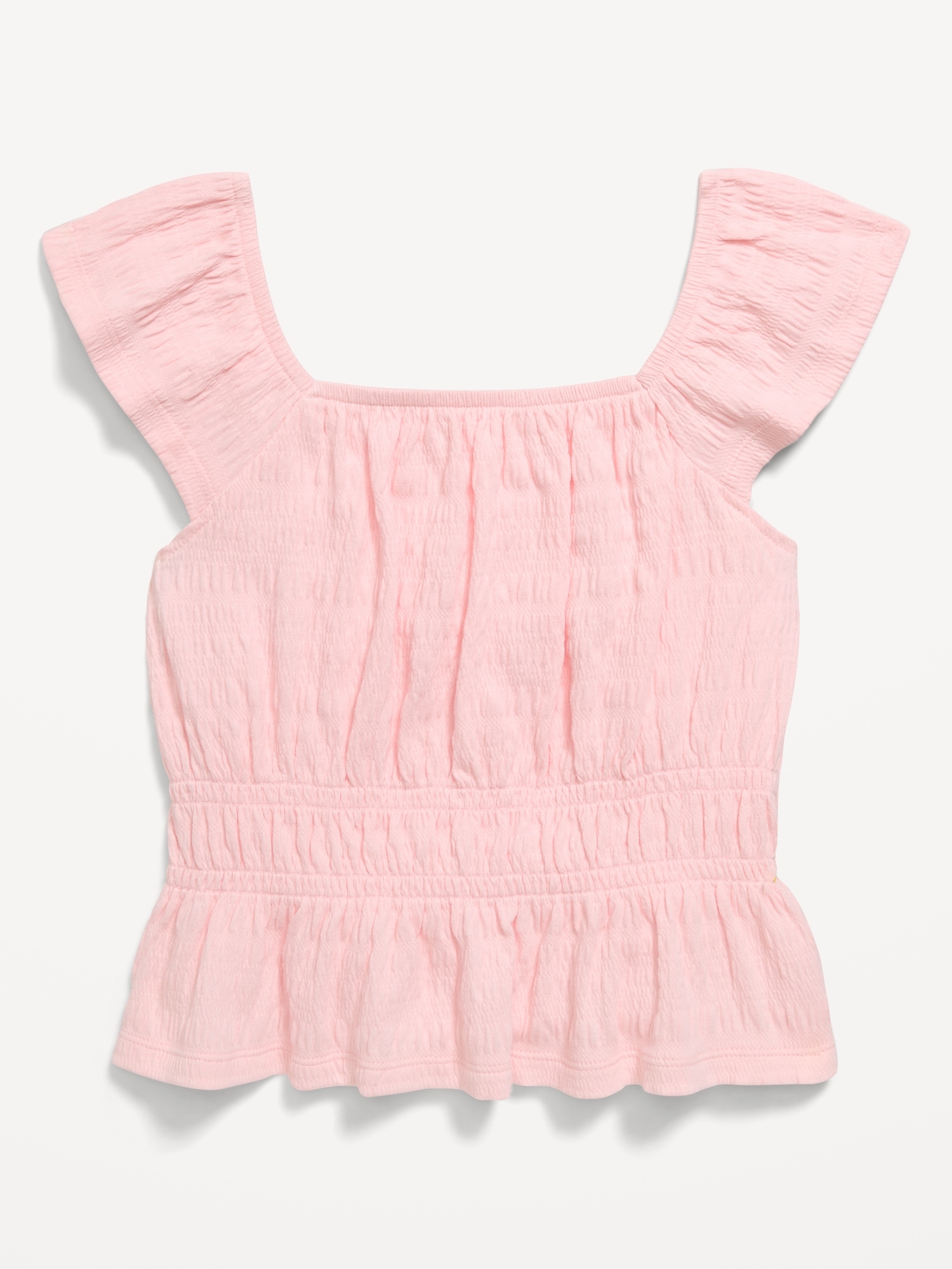 Ruffled Smocked Top for Girls