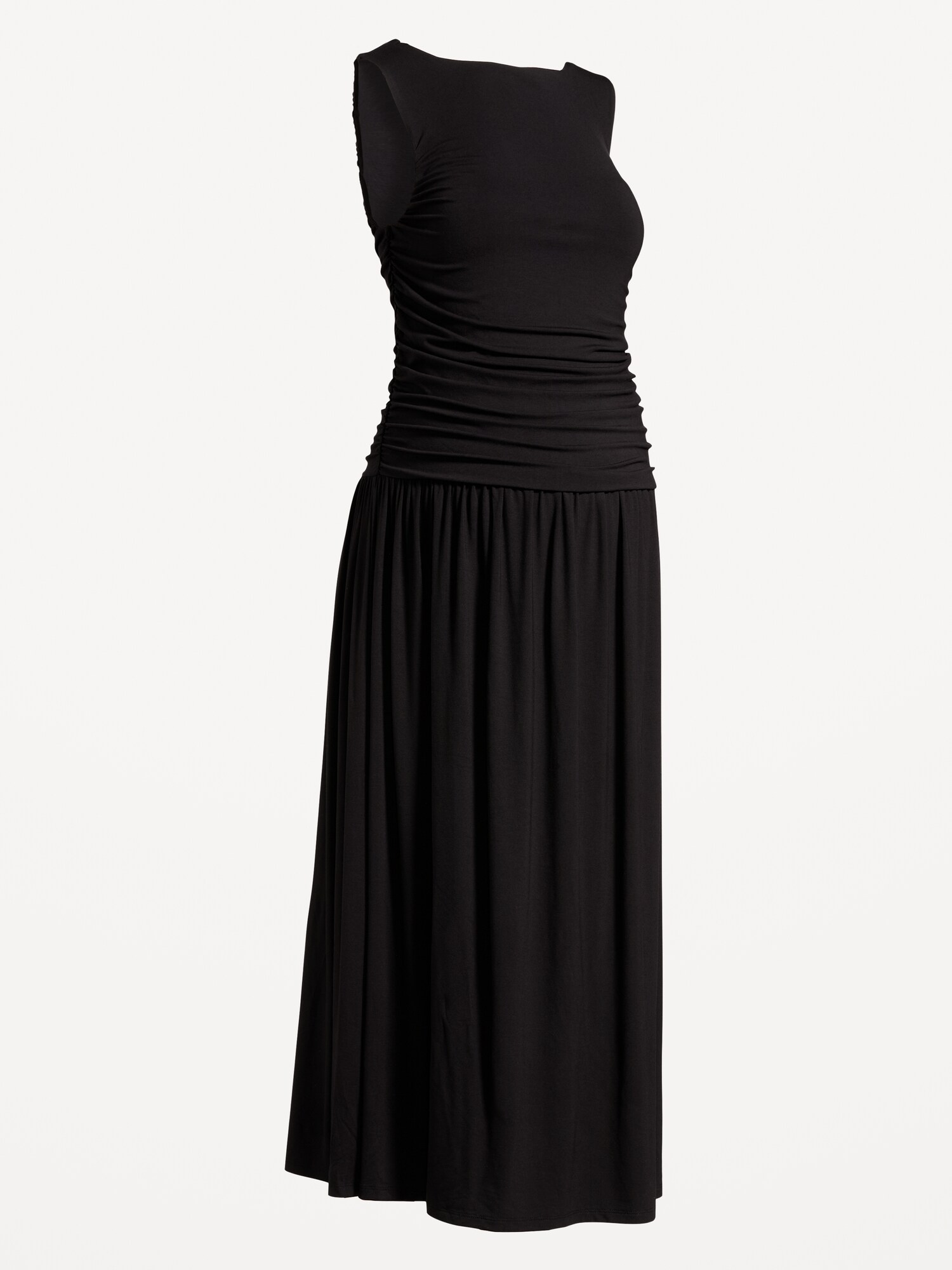 Женское платье Old Navy Maternity Drop-Waist Fit & Flare, цвет: Чёрный — фото 4
