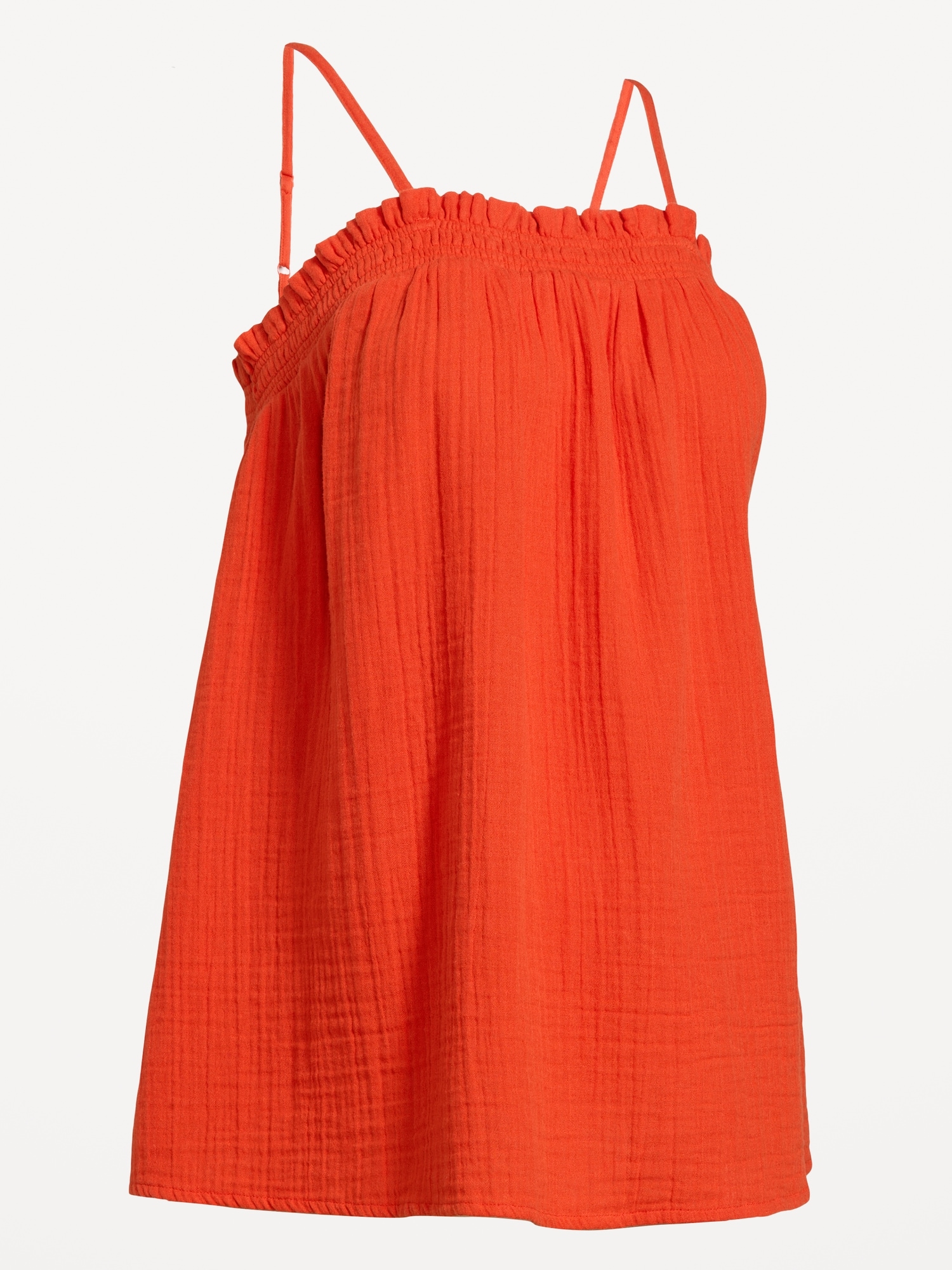 Maternity Crinkle Gauze Tank Top