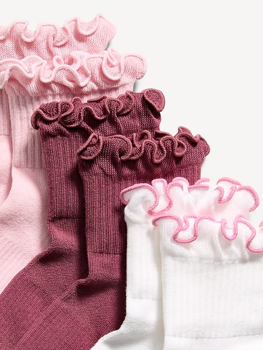 Image number 2 showing, Ruffled Athletic Socks 3-Pack