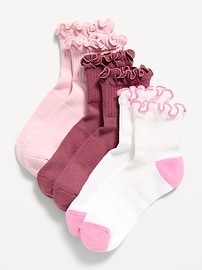 Image number 1 showing, Ruffled Athletic Socks 3-Pack