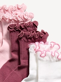 Image number 2 showing, Ruffled Athletic Socks 3-Pack