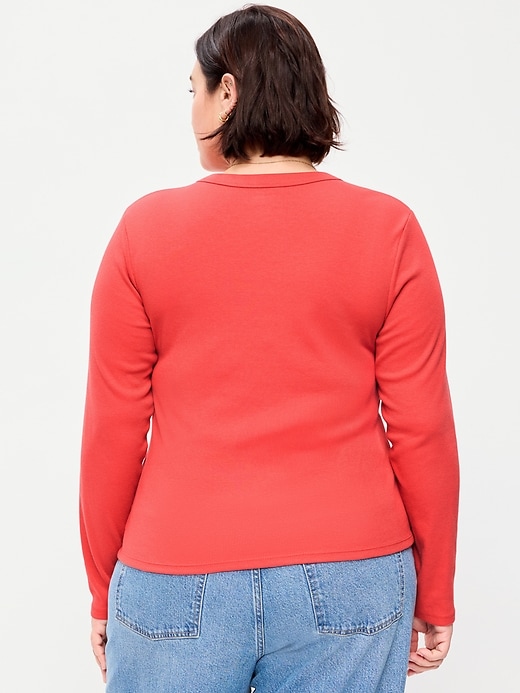 Image number 8 showing, Snug Long-Sleeve Crew-Neck T-Shirt