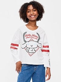 Image number 1 showing, Cinnamoroll™ V-Neck Graphic T-Shirt for Girls