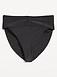 High-Waisted Cinched Bikini Swim Bottoms - image 2