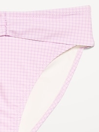 Image number 3 showing, High-Waisted Cinched Bikini Swim Bottoms