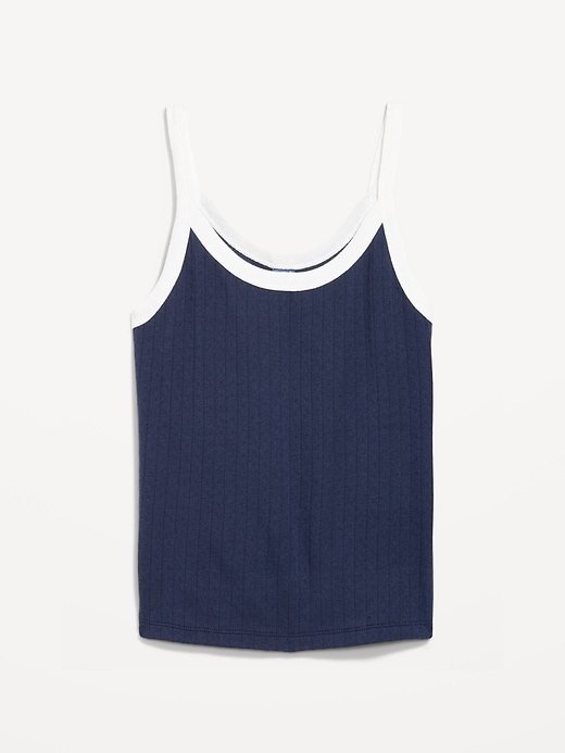 Image number 4 showing, Pointelle Cami Tank Top