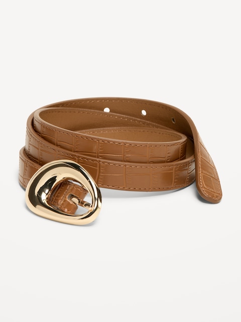 Sculptural Buckle Belt