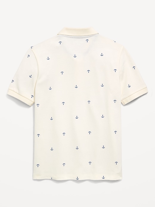 Image number 3 showing, Printed Short-Sleeve Pique Polo Shirt for Boys