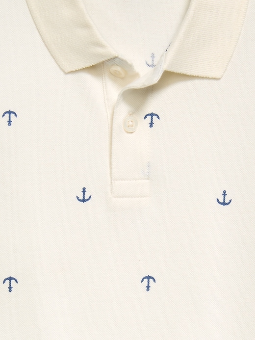Image number 4 showing, Printed Short-Sleeve Pique Polo Shirt for Boys