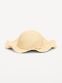Image number 1 showing, Wavy Sun Hat for Toddler Girls