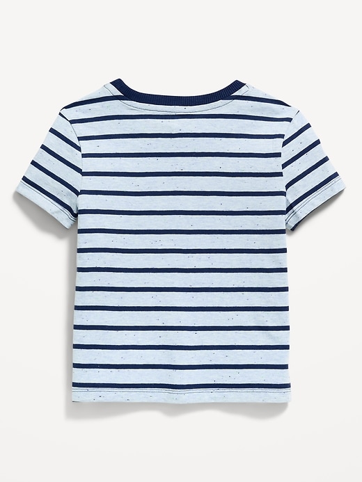 Image number 2 showing, Short-Sleeve Striped T-Shirt for Toddler Boys