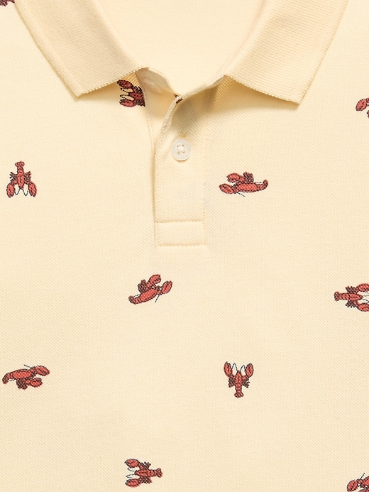 Image number 4 showing, Printed Short-Sleeve Pique Polo Shirt for Boys