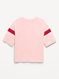 Image number 3 showing, Oversized Football-Style T-Shirt for Girls