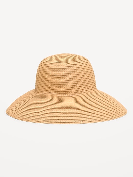 Image number 1 showing, Straw Sun Hat for Women