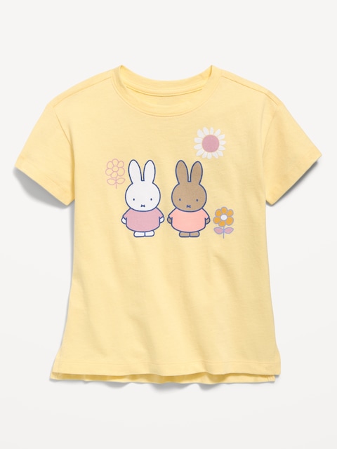 Miffy™ Oversized Graphic Tunic T-Shirt for Toddler Girls