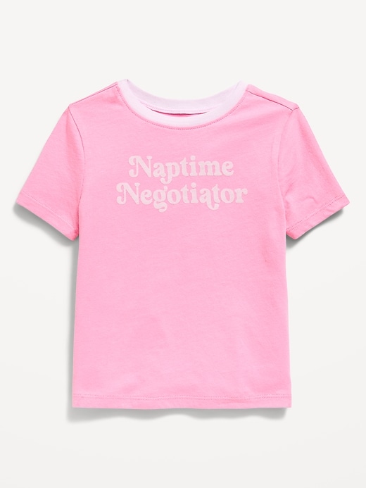 Image number 1 showing, Short-Sleeve Graphic T-Shirt for Toddler Girls