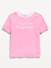 Image number 1 showing, Short-Sleeve Graphic T-Shirt for Toddler Girls