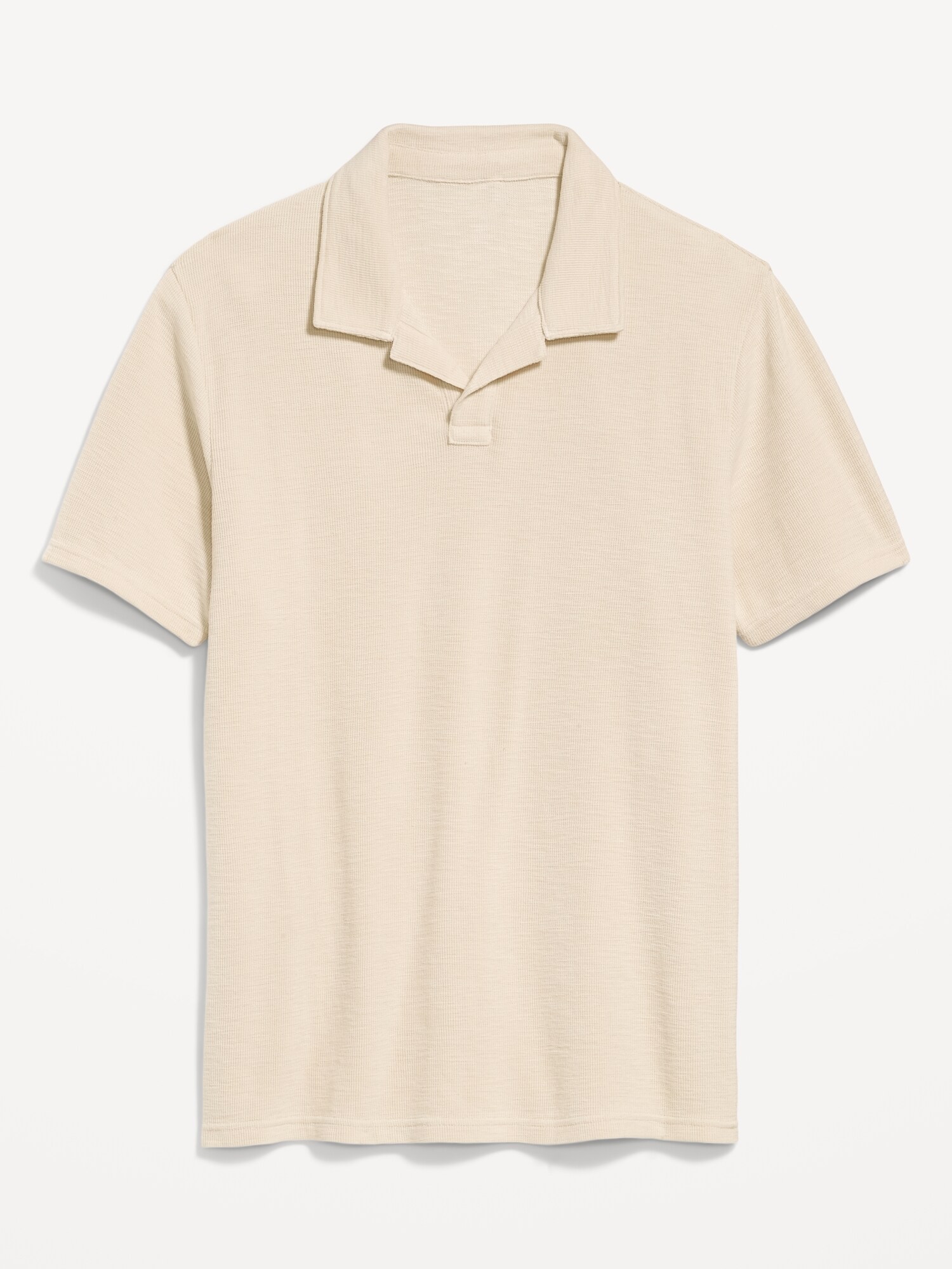 Мужское поло Old Navy Textured Waffle-Knit Polo, цвет: Plucky Wishbone — фото 4