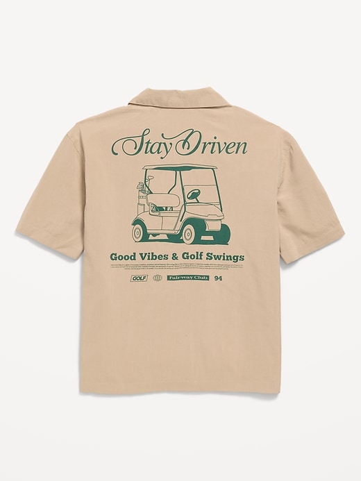 Image number 3 showing, Short-Sleeve Boxy Graphic Shirt for Boys