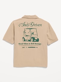 Image number 3 showing, Short-Sleeve Boxy Graphic Shirt for Boys