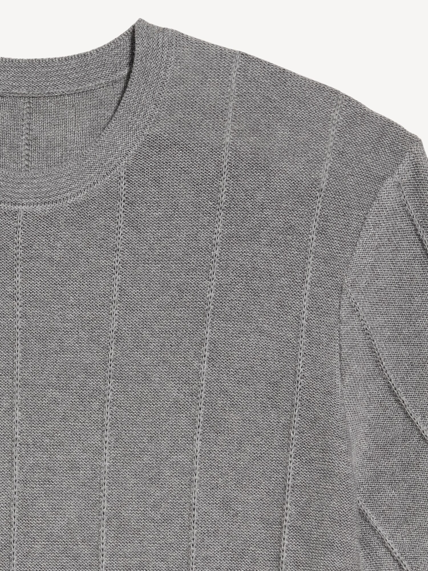 Мужской свитер Old Navy Relaxed Sweater T-Shirt, цвет: Серый — фото 5