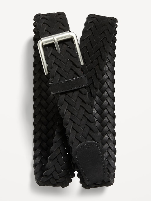 Image number 1 showing, Braided Faux-Suede Belt for Men