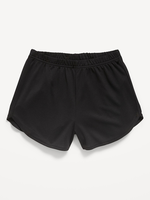 Image number 4 showing, High-Waisted Mesh Dolphin-Hem Shorts for Girls