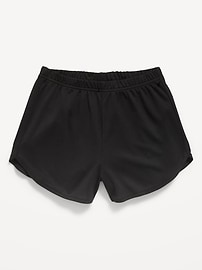 Image number 4 showing, High-Waisted Mesh Dolphin-Hem Shorts for Girls