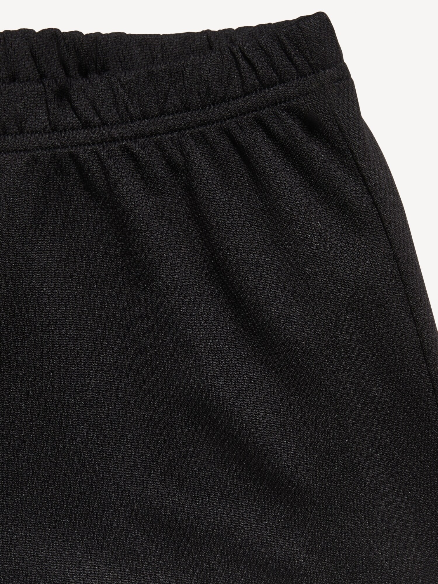 Шорты Old Navy High-Waisted Mesh Dolphin-Hem Shorts для девочек, цвет: Чёрный — фото 5
