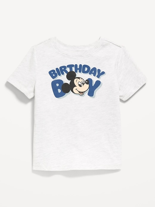 Image number 1 showing, Disney© Mickey Mouse Birthday Graphic T-Shirt for Toddler Boys