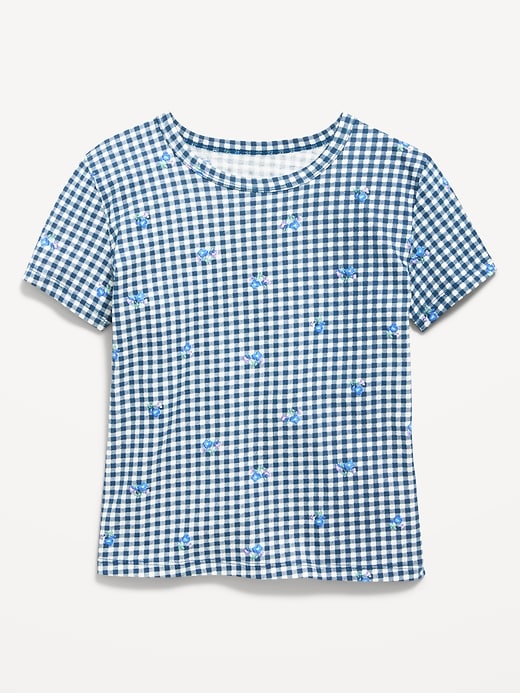 Image number 1 showing, Short-Sleeve Logo-Graphic T-Shirt for Girls