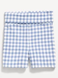 Image number 1 showing, Foldover Jersey Biker Shorts for Girls