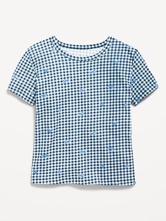 Short-Sleeve Logo-Graphic T-Shirt for Girls