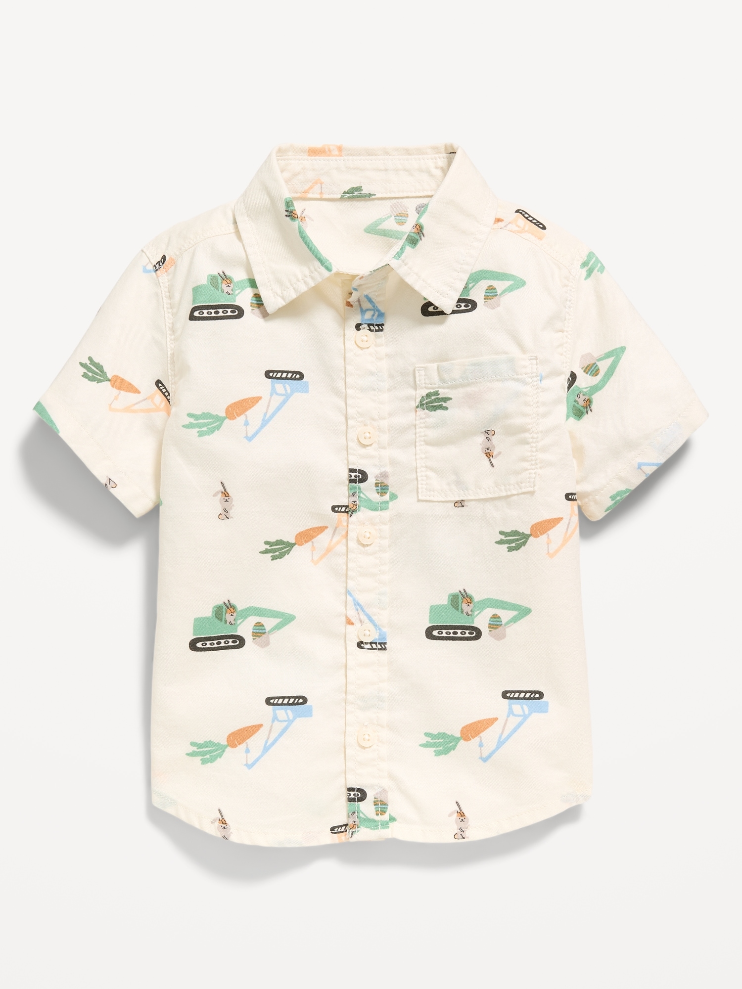 Short-Sleeve Oxford Shirt for Toddler Boys