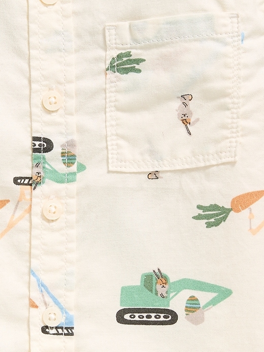 Image number 2 showing, Short-Sleeve Oxford Shirt for Toddler Boys