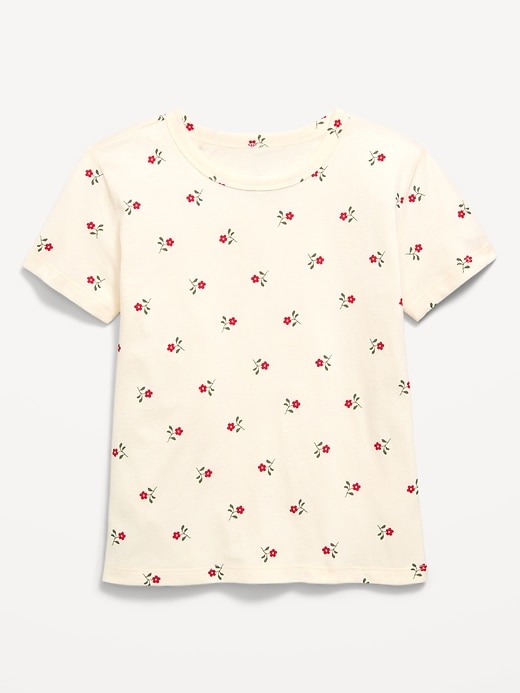 Image number 1 showing, Softest Printed Short-Sleeve T-Shirt for Girls
