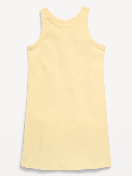 Image number 3 showing, Printed Ribbed Tank Dress for Girls