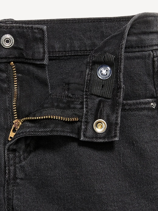 Image number 3 showing, High-Waisted Jean Midi Shorts for Girls