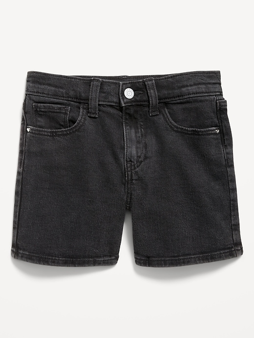Image number 1 showing, High-Waisted Jean Midi Shorts for Girls