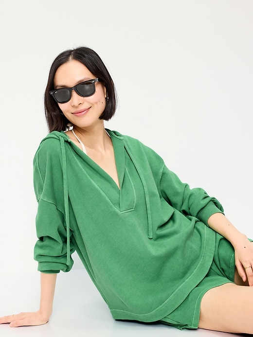 Image number 3 showing, Oversized Tunic Beach Hoodie