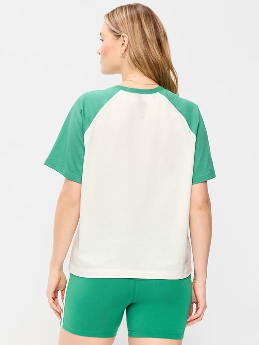 Image number 6 showing, Vintage Crew-Neck Raglan T-Shirt