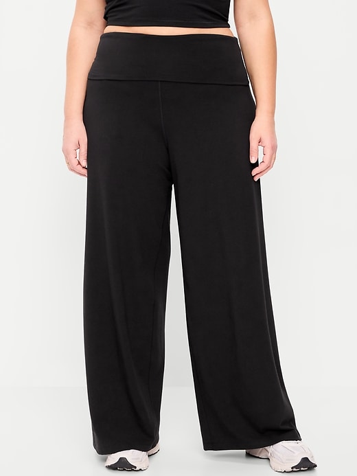 Image number 6 showing, High-Waisted PowerChill Wide-Leg Pants
