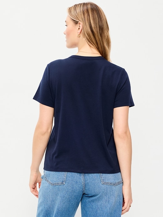 Image number 7 showing, Crew-Neck Flag Graphic T-Shirt