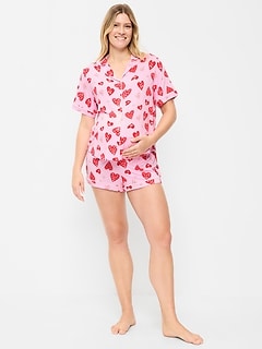 Maternity Classic Pajama Short Set