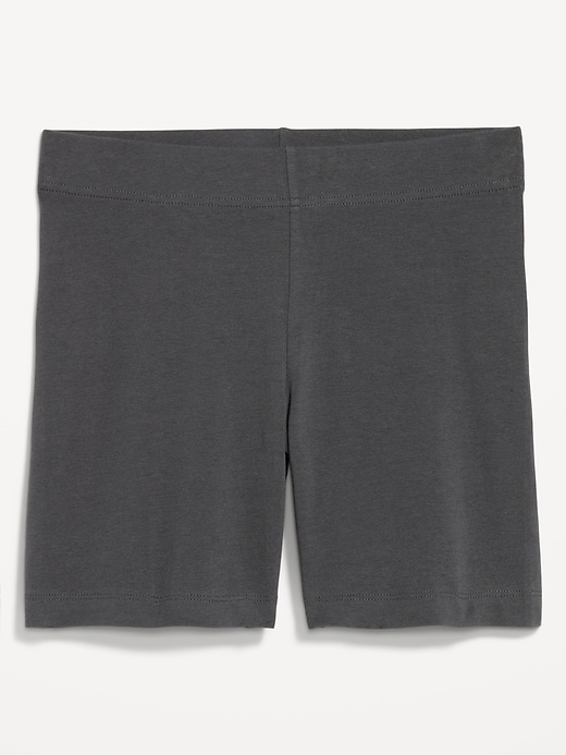Image number 2 showing, High-Waisted Jersey Biker Shorts -- 6-inch inseam