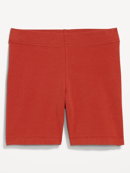 Image number 5 showing, High-Waisted Jersey Biker Shorts -- 6-inch inseam