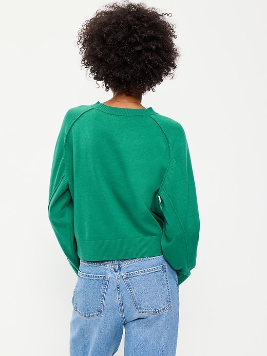 Image number 2 showing, SoSoft Lite Crew-Neck Cropped Sweater
