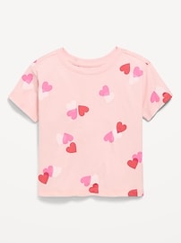 Image number 1 showing, Printed Short-Sleeve T-Shirt for Toddler Girls